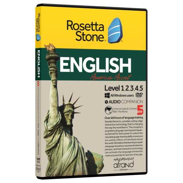 خودآموز زبان انگلیسی Rosetta Stone English - American Accent