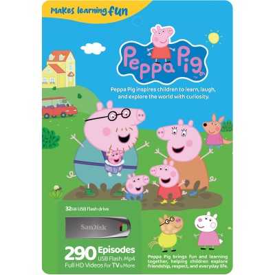 فلش مموری Peppa Pig (پپا پیگ) آموزش زبان انگلیسی انتشارات افرند