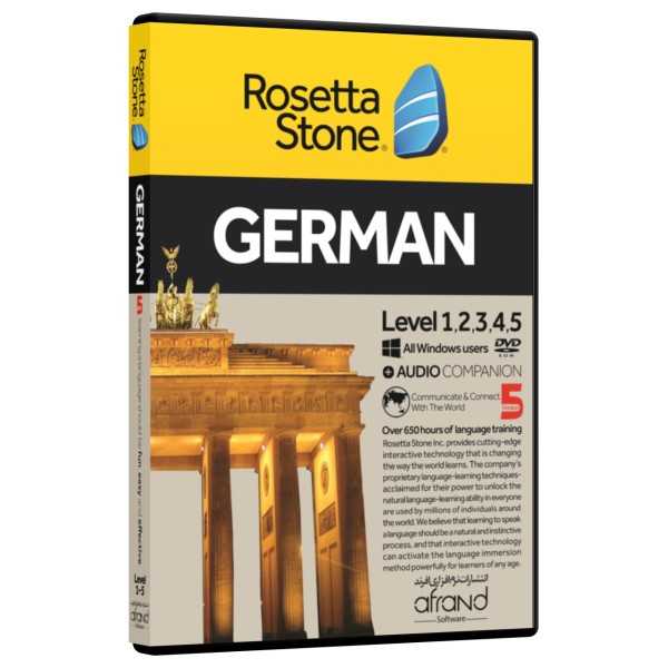 خودآموز زبان آلمانی Rosetta Stone German نسخه کامل