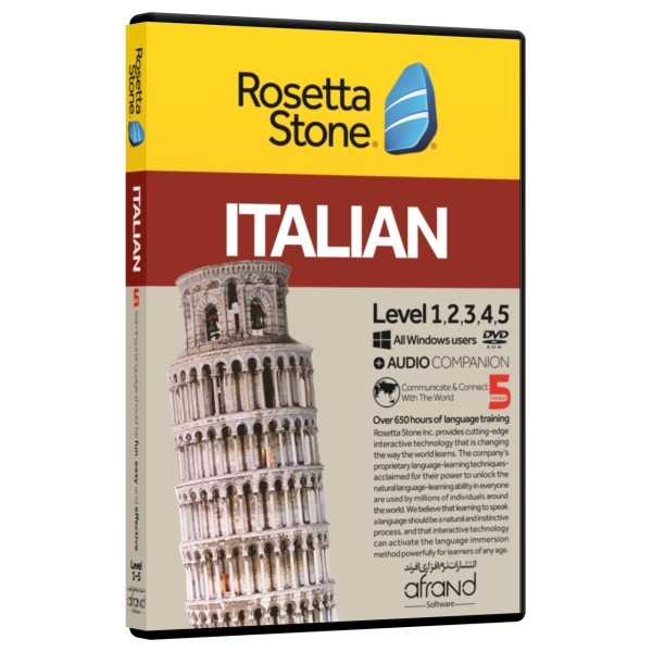 خودآموز زبان ایتالیایی Rosetta Stone Italian نسخه کامل