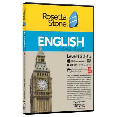 خودآموز زبان انگلیسی Rosetta Stone English (UK) نسخه کامل